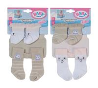 BABY born Tights & Socks - Doll Clothing in Combinations Doll Accessory - For All Dolls Sized 43 cm