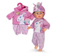 BABY born Unicorn Jogging Suit Outfit - Doll clothes for 43cm dolls - Premium doll accessory - Suitable for children Aged 3+