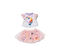 BABY born Unicorn Tutu Dress, Beautiful Shirt and Tutu Skirt for 43m Dolls, 871720 Zapf Creation