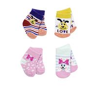 BABY born Unisex Kids Assorted 43cm Set of Baby Socks 2x Asst, Assorted, S UK