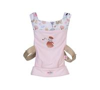 BABY born Zapf Creation Baby Carrier for Children with 2 Viewing Directions and Adjustable Strap in Pink with Flower Details Suitable for 36 and 43 cm Dolls