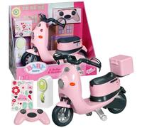 BABY born Zapf Creation E-Scooter, Remote Controlled Scooter with Charging Station for Charging and Playing, for 43 cm Dolls, 835906
