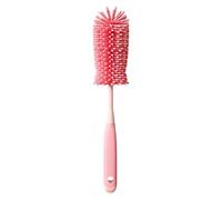 Baby Bottle Brush Different Brushes for Thorough Cleaning Bottles Nipples Accessories Soft Silicone Safe Daily Bottle Brush for Infant Feeding