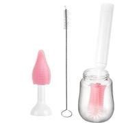 Baby Bottle Brush Electric - Electric Brush Travel Bottle Cleaner Kit - Washer Long Handle Cleaning Supplies for Mom Women Lab Home Kitchen Apartment Washing Cup Mug Glass