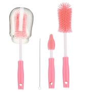 Baby Bottle Brush | Silicone Pipe Straw Washing Tool | Bottle Cleaning Brush | for Flask Jar Kettle Mug Decanter Blender Juicer Glass