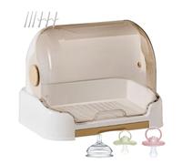 Baby Bottle Container | Baby Milk Bottle Drying Holder Organizer,Dustproof Case Portable Container for Cabinet Dish Pacifier Teether Travel Feeding Cutlery Cup