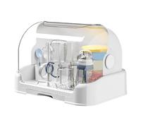 Baby Bottle Drying Racks with, Toddler Bottles Storage Box, Dustproof Bottle Storage with Removable Drip Tray, Removable Countertop Rack for Toddler Bottles and Storage Box