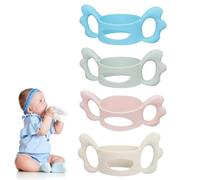 Baby Bottle Holder,Silicone Wide-Neck Baby Bottle Handle,Bottle Grip Handle Suitable for Outside Diameter Above 5cm for Supporting Babies in Transitioning to Independent Drinking