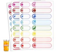 Baby Bottle Labels for Daycare Supplies, 128PCS Waterproof Daycare Labels Self Laminating, Dishwasher Safe, School Name Labels Stickers for Kids Stuff, Toddler Name Tags for Plastic Water Bottle
