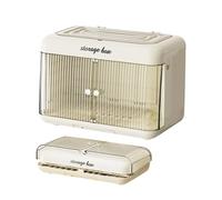 Baby Bottle Organizer-PP material | Nursing Bottle Storage Box Large Container Drainer, transparent visible food-grade material Dustproof Drying