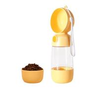 Baby Bottle Portable Outdoor Hydration and Nutrition Bottle 2 in 1 Glass and Cup for with Water and Food Compartments Travel Gallon Drinking Gear