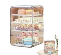 Baby Bottle Rack with Drying Storage Box 39.5x25x24cm Organisers for Feeding Accessories Keeping Clean and Dry Ideal for Kitchen Countertop Nursery Room and Baby Care Station