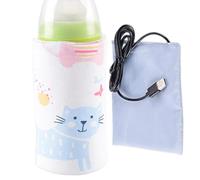 Baby Bottle Sleeve, Anti-Slip Glass Baby Bottle Sleeve, Cotton Feeder Bottle Warm Holder Pouch, Unique Sleeve for Nursing Bottle for Winter Cold Weather