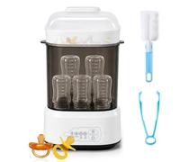 Baby Bottle Steriliser and Dryer, Auto Baby Bottle Steriliser, Electric Steam Steriliser for Baby Bottles, Breast Pump Accessories & Baby Stuff, Hold 5 Bottles and Pacifiers