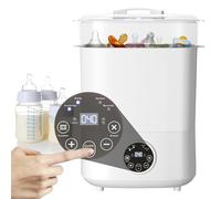 Baby Bottle Sterilizer & Dryer, 4-in-1 Electric Steam Baby Bottle Sterilizer and Dryer with Digital LED for Hold 6-8 Bottles, 2 Layers All-in-One Sterilizer for Baby Bottles, Other Baby Stuffs