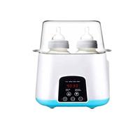 Baby Bottle Warmer, Double Bottle Sterilizer with Touch Screen and Remote Control, Multifunctional Bottle Warmer, Large Capacity Fast Baby Food Warming and Defrosting
