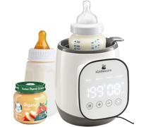 Baby Bottle Warmer for Breastmilk - 5-in-1 Feeding Bottle Warmers for all Bottles, Food Jars, and Breastmilk Bags - Smart Accurate Temperature Control, Automatic Shut-Off Milk Warmer for Baby