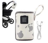 Baby Bottle Warmer,Insulated Bag Bottle Warmer,Feeding Bottle Warmers Rechargeable, Fast Heating USB Milk Warmer for Breastmilk and Formula,for Travel and -The-Go Feeding