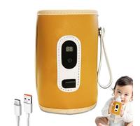 Baby Bottle Warmer, Milk Heat Keeper, Insulated Bottles Cover, Adjustable Temperature Wrap, Portable Warmers for Car, Travel, Stroller, Outdoor, Day Trips, Family Outings, 5.51x3.15x3.15 Inches