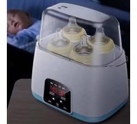 Baby Bottle Warmer, Portable Baby Mam Milk Bottle Warmer Steriliser - Large Capacity Electric Steamer Baby Bottle Milk Prep Machine in Minutes with 24H Constant & Reservation Mode for All Bottles