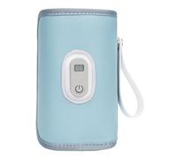 Baby Bottle Warmer - Quick Heating Sleeve,Bottle Warmer with Digital Display,for Boy Girl Dad Mom Home Nursery Travel Long Winter, blue, Consulte la descripción