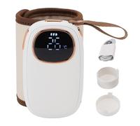 Baby Bottle Warmer Sleeve, Rechargeable Milk Warmer, USB Heating Cup Sleeve Portable Warm Milk Warmer Constant Temperature Insulation Bottle Heating Sleeve for Travel