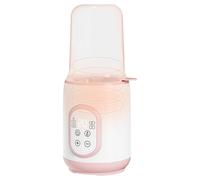 Baby Bottle Warmer - Stainless Steel Portable Milk Warmer for Travel, Traveling Bottle and Food Warmers Defrost for Breastmilk, Outing, Smart Temperature Control Automatic Heat for Indoor Car