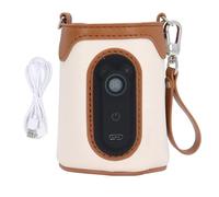 Baby Bottle Warmer USB Powered 26 Gears Temperature Adjustable Portable Milk Warmer for Home Travel Family Artificial Leather Silicone 160g (S for Size 35-41)