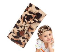 baby bow headband, headbands wide leopard hair turban head wraps,soft stretchy bows head wrap for daily photography,