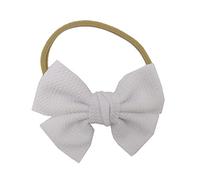 Baby Bows Big Toddler Baby Girls Headband Bowknot Elastic Hair Band For Infant Kid 14 (White, One Size)