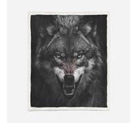baby boy blanket 180x220 cm Wolf blankets and throws Lightweight Warm Polyester Throw for Sofa Couch Camping Bed, Cozy Fleece, Good for Pets EL-30-578