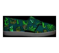 Baby boy espadrilles Toms Classic Vert 27