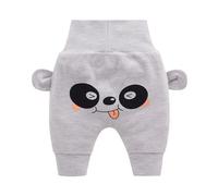 Baby Boy Girl Jogger Pants Toddler Cotton Harem Pants Cute Monkey Cartoon Trousers Summer Fall Long Pants Knee Pads Long Pants Baby Pants (H, 12-18 Months)