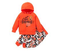 Baby Boy Girl My 1St Halloween Outfits Ghost Pumpkin Fancy Dress Jumpsuit With Hat Up Set Warm Bodysuit Outerwear Cosplay Party Costume