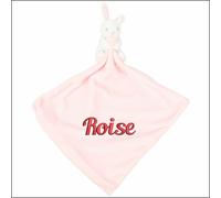 Baby Boy Girl Personalised Name Embroidered Comforter Blanket Rabbit Blue Bear
