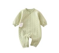 Baby Boy Girl Snowsuit Fluffy Zipper Rompers Fuzzy Fleece Jumpsuits Full Length Hooded Bodysuits Thick Outwear Comfortable Bodysuit Outfits Toddlers Clothes 0-18 Months Infant Boys