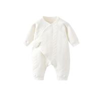Baby Boy Girl Snowsuit Fluffy Zipper Rompers Fuzzy Fleece Jumpsuits Full Length Hooded Bodysuits Thick Outwear Comfortable Bodysuit Outfits Toddlers Clothes 0-18 Months Infant Boys