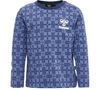 Baby boy long sleeve T-shirt Hummel Check Bleu 0/1 mois