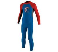 Baby boy long-sleeved wetsuit with zipped back O'Neill Reactor-2 2 mm Bleu 1 ans