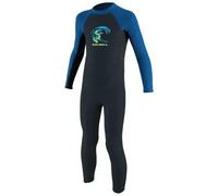 O´neill Wetsuits Reactor 2 Mm Junior Long Sleeve Back Zip Neoprene Suit Blue 24 Months Boy
