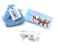 Baby Boy My First Christmas 2025 Keepsake Charms with Gift Bag and Gift Card