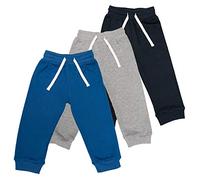 Baby Boy Toddler Casual Pull up Pants/Trousers / 100% Cotton Soft and Comfortable, Blue, Grey, Navy, Green, Red, 18-24 Months