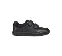 Geox Boys Sneakers Arzach - Touch Fasten School Shoes, Black - UK 10 / EUR 28