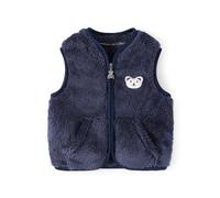 Baby Boys Girls Fleece Gilets Zip Up Vest Cute Bear Jackets Fuzzy Fall Winter Warm Clothes Newborn Outwear for Toddler Infant Boys Girls 0-6 6-12 12-18 18-24 Months 2T 3T