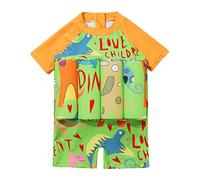 Baby Boys Girls One Piece Swimsuit Swimming Wear Kids Toddler Dinosaur Print Swim Vest Swimwear Tankini Tender Green 18-24Months