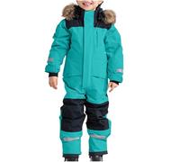 Baby Boy's Girl's Rompers Girl Boy Romper Set Fuzzy Warm Hooded Cartoon Sleepsuits Winter Outerwear Sleepwear Clothing Gift Autumn Outfits Sky Blue