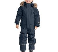 Baby Boy's Girl's Rompers Newborn Winter Warm Outfits Fleece Snowsuit Jumpsuit One Piece Hoodie Grows Clothing Gift Cartoon 0-12 Months Blue