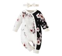 Baby Boy's Girl's Rompers Winter Jumpsuit Plush One Piece Hoodie Hooded Romper for Unisex Newborn Toddler Halloween Costume Cartoon Outfits 0-12 Months White