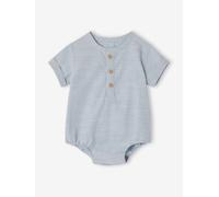 Baby boys' short-sleeved bodysuit sky blue