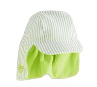 Baby Boys Sun Hat UPF50+ Flap Hat,Baby Toddler Infant Beach Hats with Neck Protection,Summer Beach Essentials for Kids,Pinstripe Green,3-4 Years
